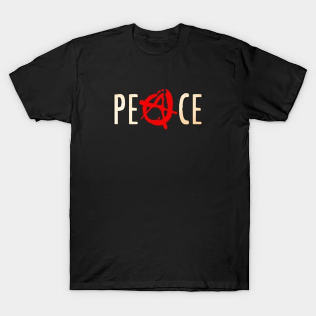 PEACE ANARCHY T-Shirt by BG305